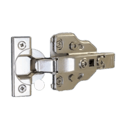 Frameless Soft Close Hinge with 3mm plate for 5/8" box
